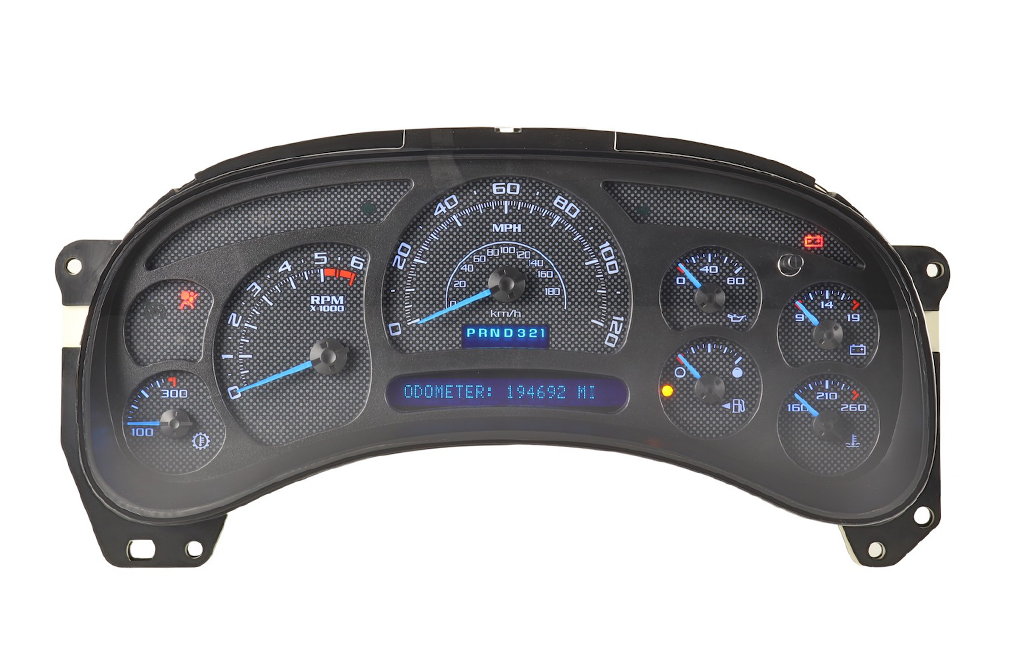 ISS Automotive Solutions, 2003 - 2005 Chevy Avalanche Instrument Cluster Custom