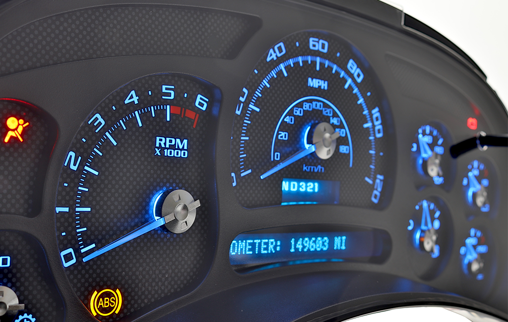 ISS Automotive Solutions, 2003 Chevy Silverado Custom Instrument Cluster