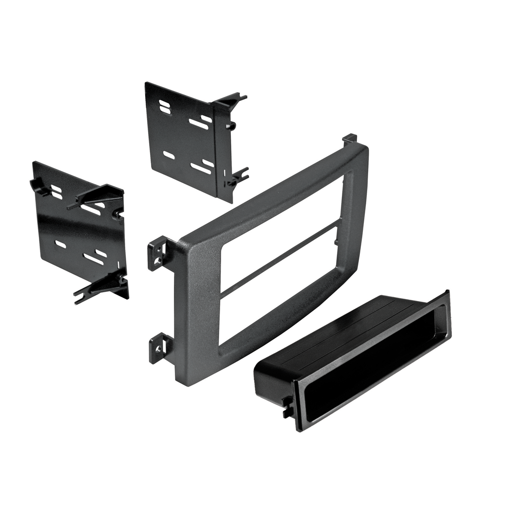 American International, American International SMK108P, 2008-2010 Smart for Two Kit de tableau de bord simple ISO avec pochette ou double DIN