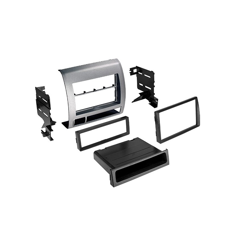 Américain International, American International TOYK972S, 2005-2011 Toyota Tacoma Single DIN / ISO w/ Pocket or Double DIN Silver Dash Kit