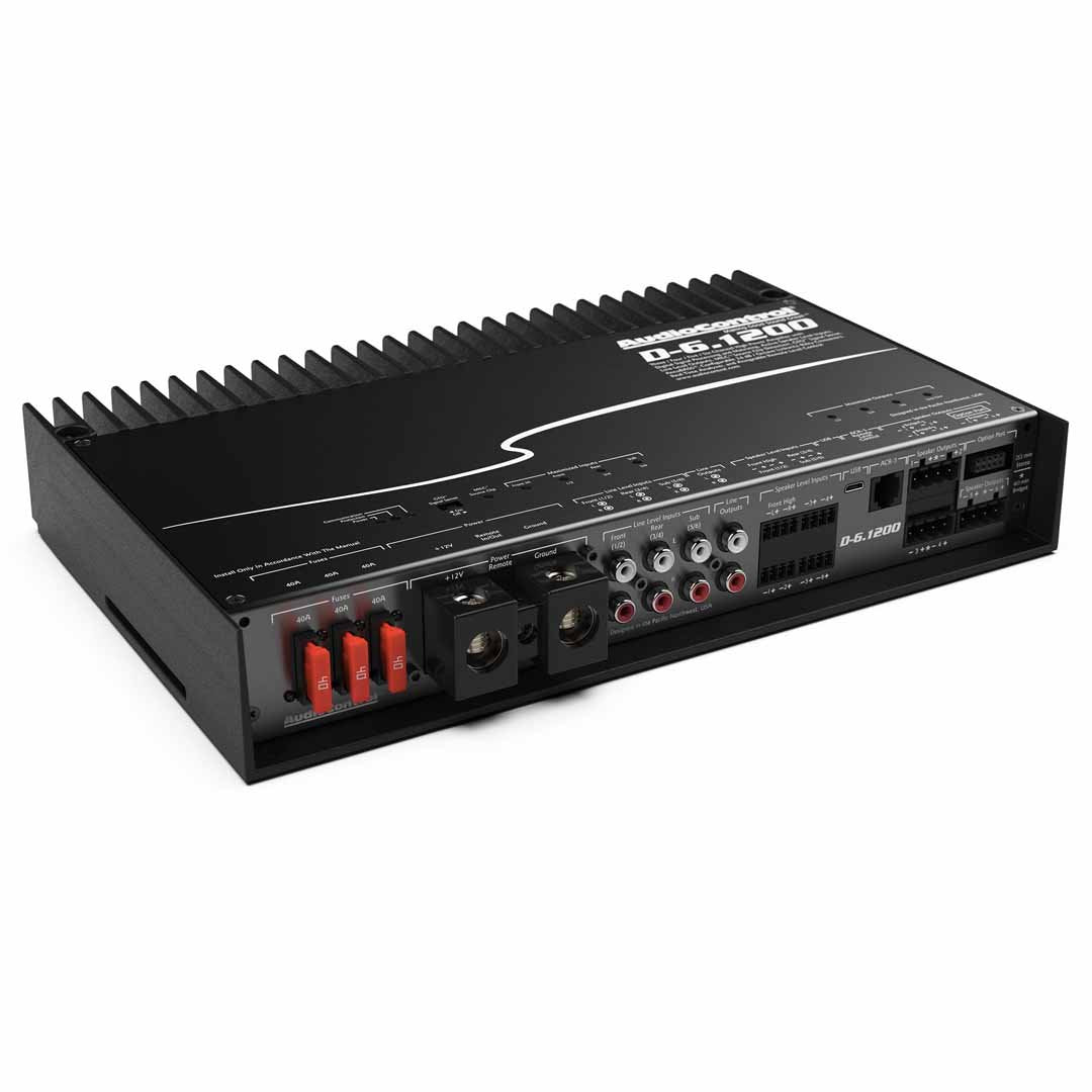 AudioControl, AudioControl D-6.1200, Matrix DSP Class D 6 Channel Car Amplifier w/ DSP