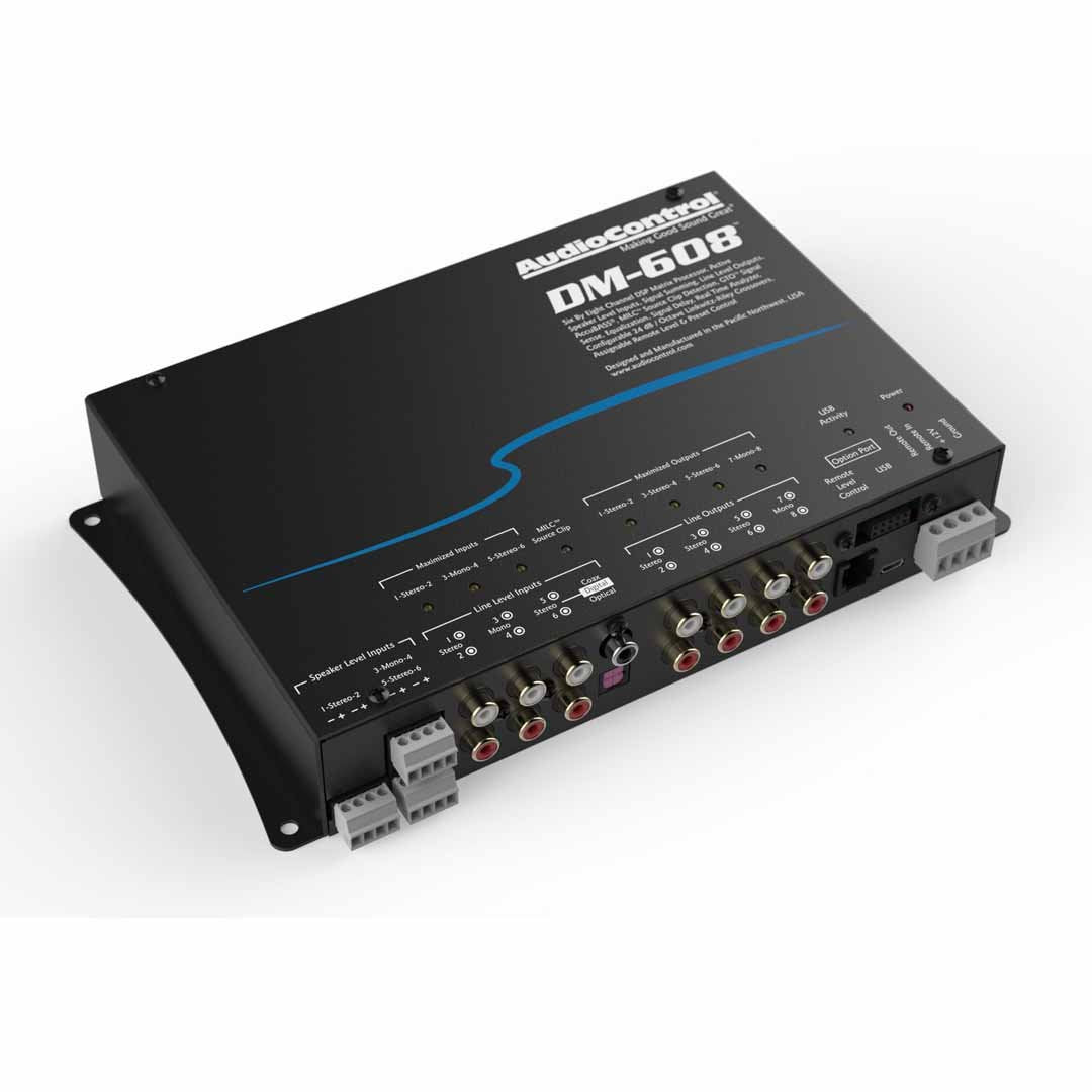 AudioControl, AudioControl DM-608, Matrice de traitement DSP 6 entrées 8 sorties