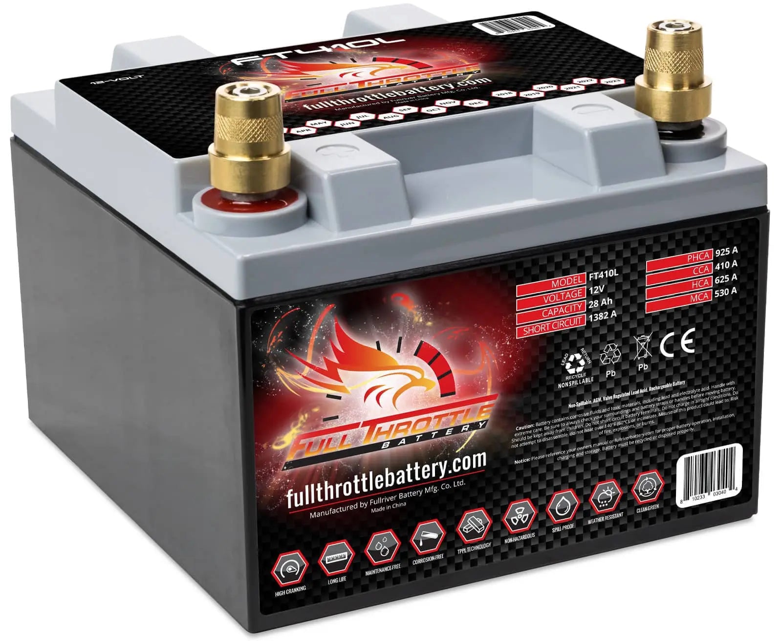 Batterie Full throttle, Batterie Full throttle 410L