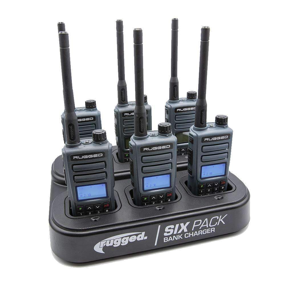 Radios robustes, Chargeur de banque pour radio portable GMR2 6-Pack