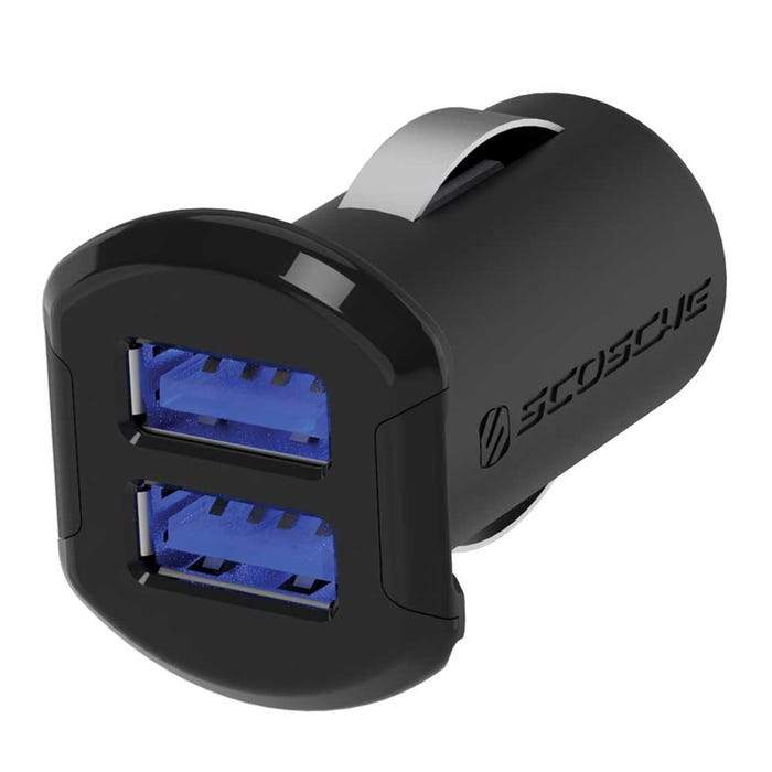 Scosche, Chargeur de voiture double USB avec ports lumineux