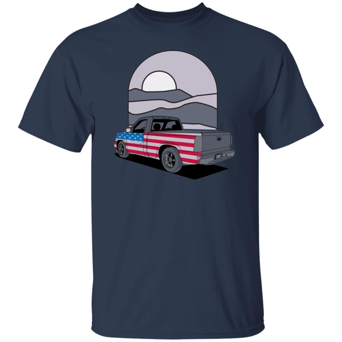 CustomCat, Chemise Chevy Silverado - Style drapeau