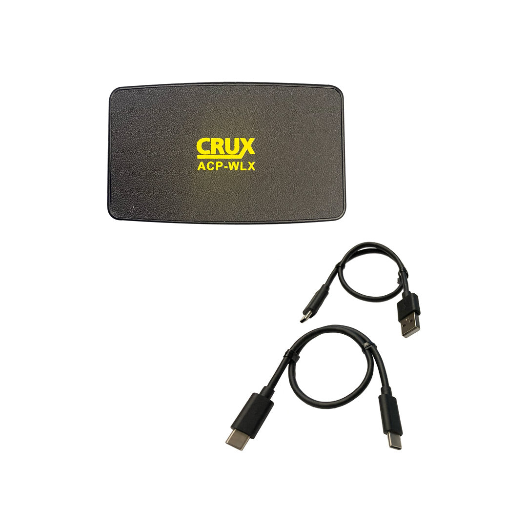 Crux Interfacing Solutions, Crux ACP-WLX, Dongle CarPlay et Android Auto sans fil pour certaines radios d'origine et de rechange avec CarPlay ou Android Auto