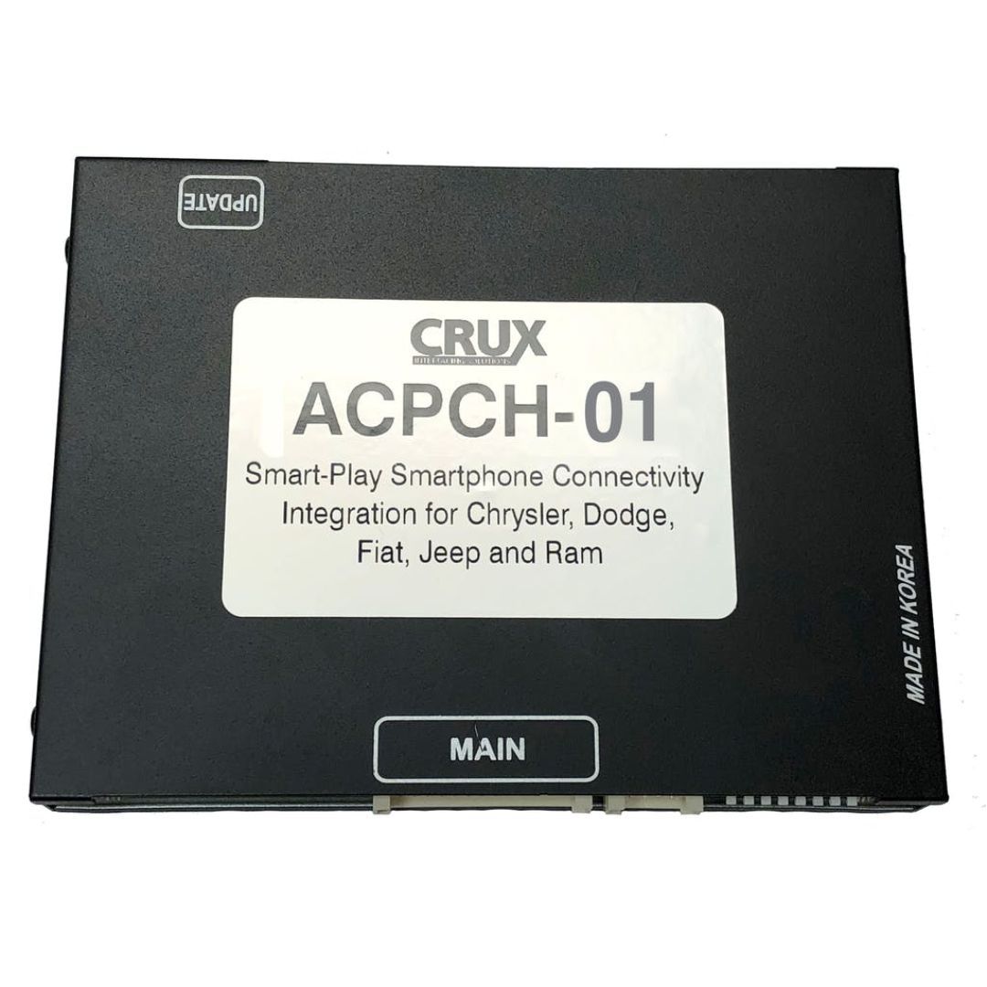 Crux Interfacing Solutions, Crux ACPCH-01, Smart-Play Smartphone Integration Smart-Play Integration with Multi Camera Inputs for Select 2011-2017 Chrysler, Dodge, Fiat & Maserati Vehicles with Uconnect