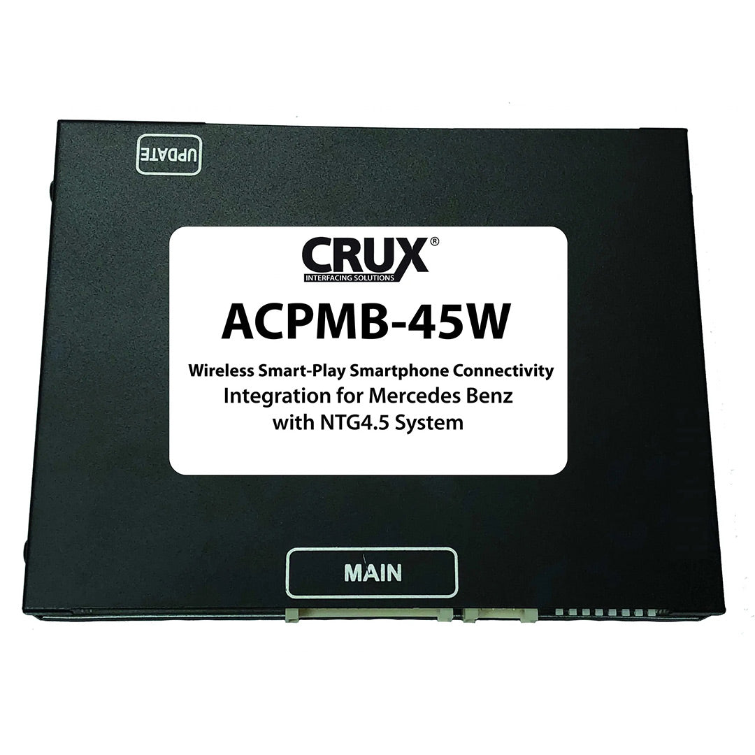 Crux Interfacing Solutions, Crux ACPMB-45W, Intégration Smart-Play pour certains véhicules Mercedes Benz avec le système NTG4.5 Version sans fil