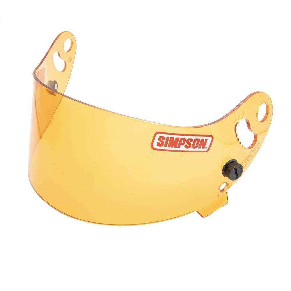 Simpson, Ecran de casque Simpson Devil Ray Amber pour casque Desert Devil