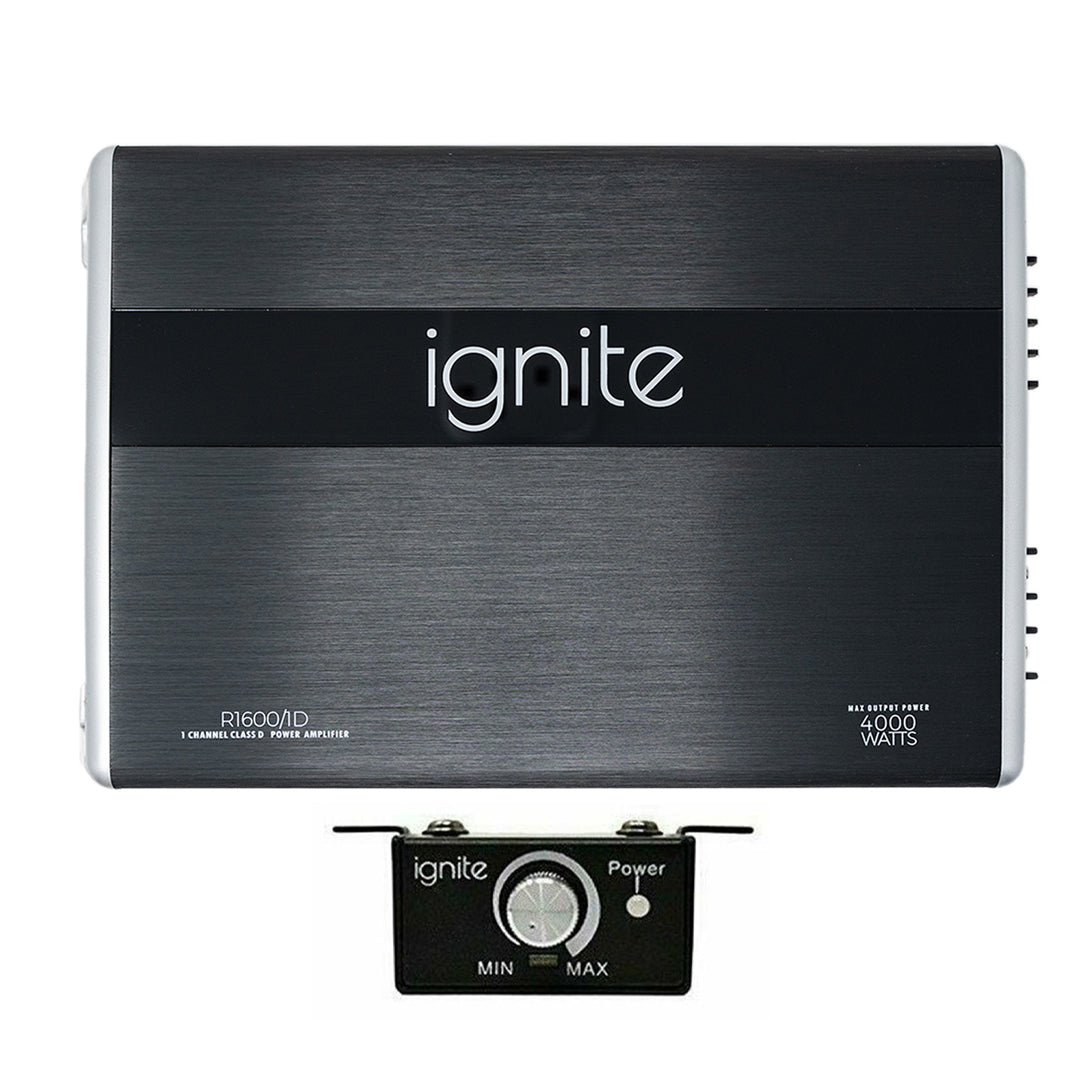 Ignite, Ignite R1600/1D, amplificateur de subwoofer monobloc de classe D, 4000W crête