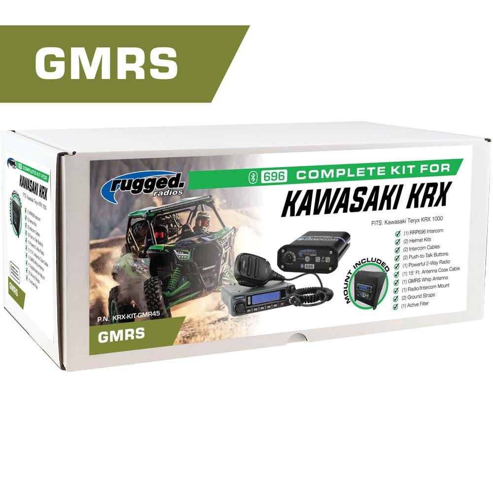 Radios robustes, *Kit de communication UTV complet Kawasaki Teryx KRX 1000