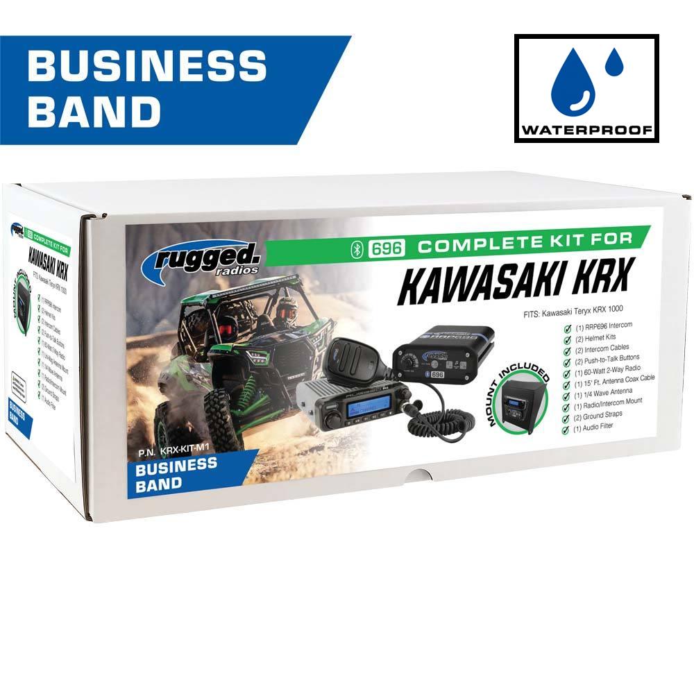 Radios robustes, Kit de communication UTV complet Kawasaki Teryx KRX 1000