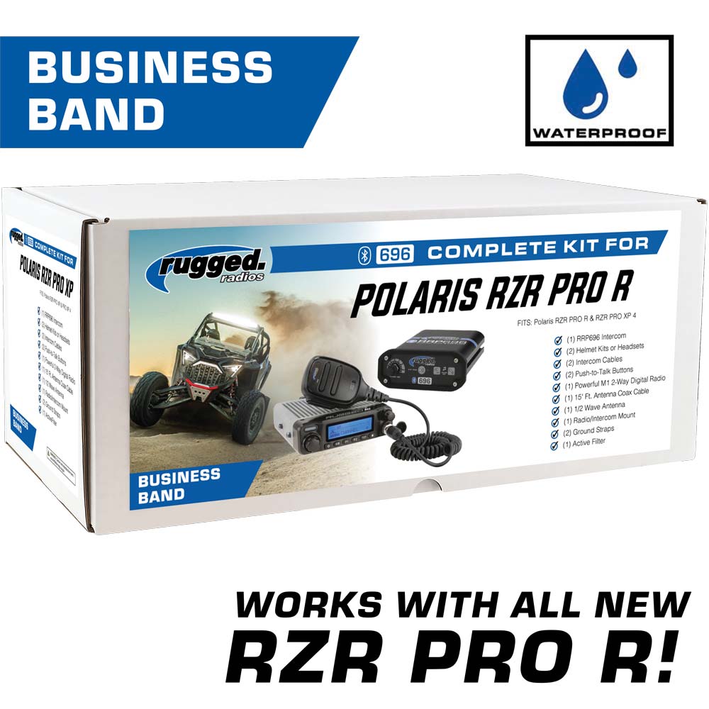 Radios robustes, Kit de communication complet pour Polaris RZR Pro R