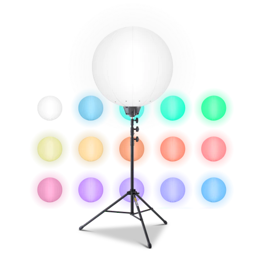 Éclairage SeeDevil, Kit d'éclairage de ballon LED RGB 100 Watt à couleurs changeantes