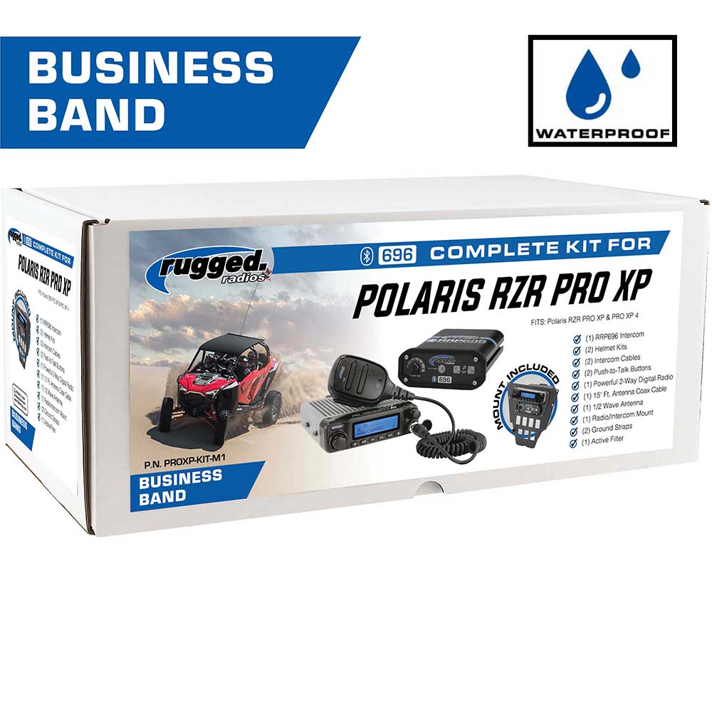 Radios robustes, Polaris RZR Pro XP / Turbo R Kit complet de communication UTV