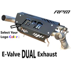 RPM, RPM SxS RZR XPT E-Valve Muffler - Dual Tip Captains Choice Exhaust- 16-22 XPT XP Turbo S