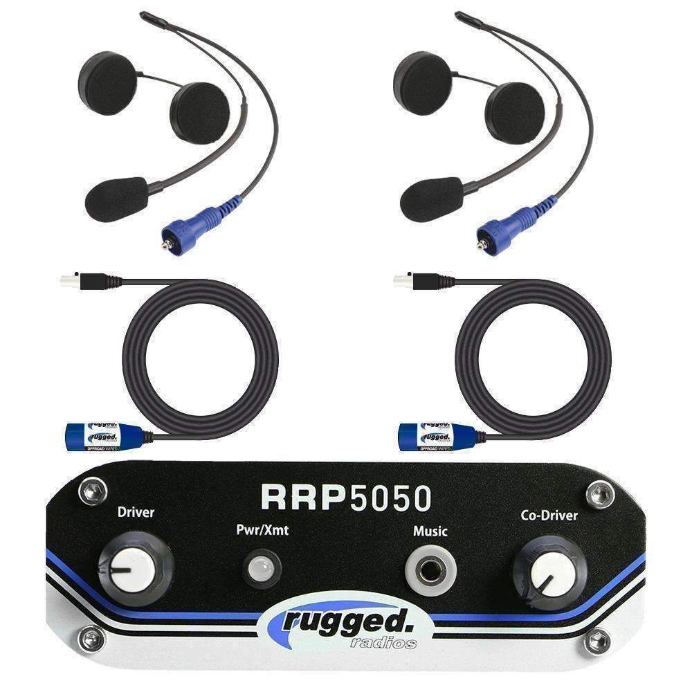 Radios robustes, RRP5050 Système de kit de casque pour 2 personnes