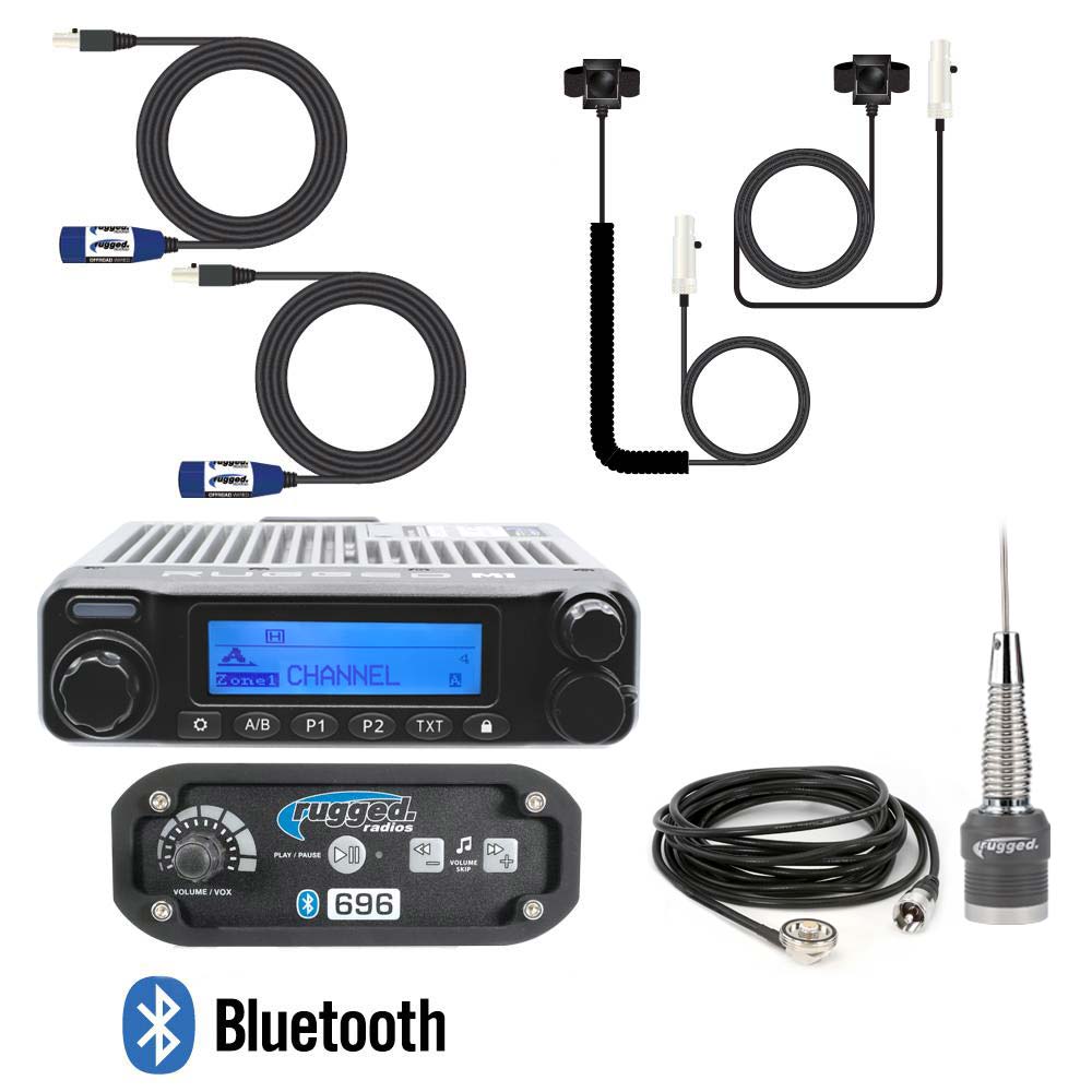 Radios robustes, RRP696 Kit de construction d'interphone Bluetooth pour 2 personnes avec radio numérique M1