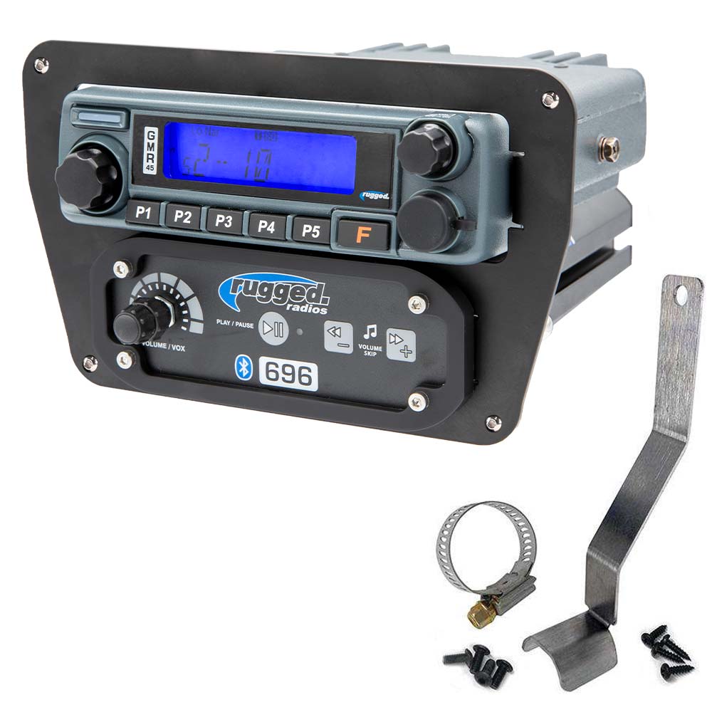 Radios robustes, *Radio GMRS puissante de 45 watts* Kit de communication UTV complet Can-Am Commander