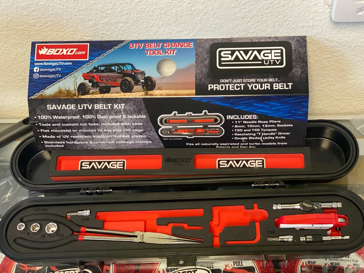 Fouets du désert, Savage UTV Belt case