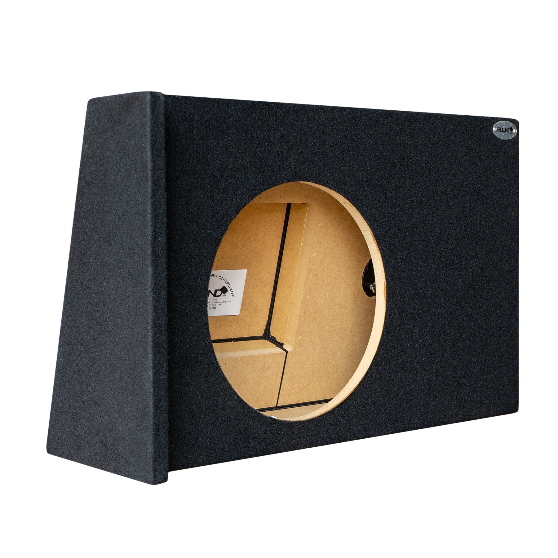 SoundBox Mobile, SoundBox Chevy Silverado / GMC Sierra Crew Cab 2008-2013 Single 10" Subwoofer Enclosure