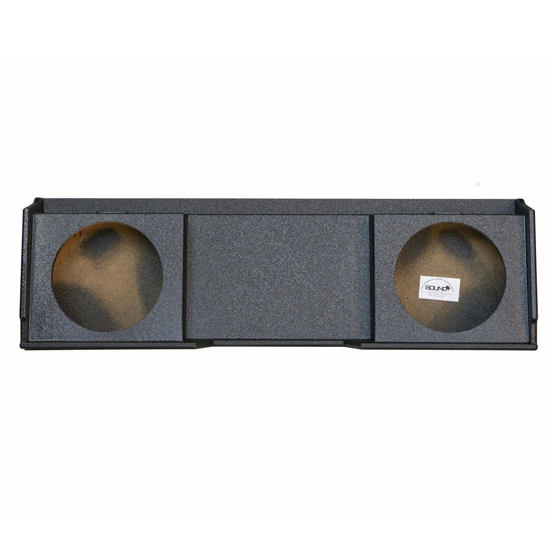 SoundBox Mobile, SoundBox Chevy Silverado / GMC Sierra Extended Cab 1999-2006 Dual 10" Subwoofer Enclosure, BedLiner