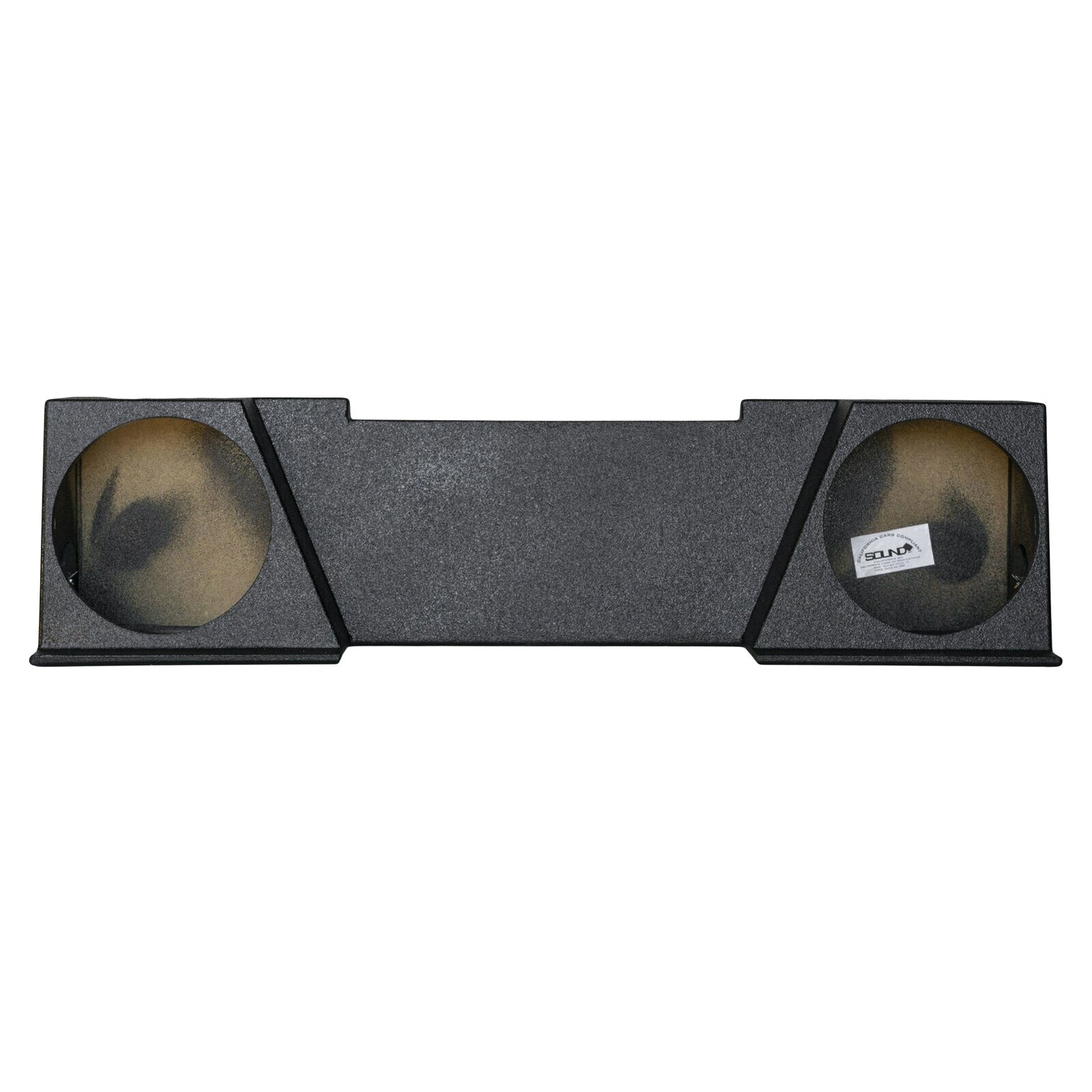 SoundBox Mobile, SoundBox Chevy Silverado / GMC Sierra Extended Cab 2008-2013 Enceinte double pour subwoofer 10", BedLiner