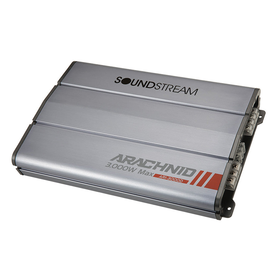 Soundstream, Soundstream AR1-3000D, Arachnid Series Monoblock Class D Subwoofer Amplifier - 3,000 Watts