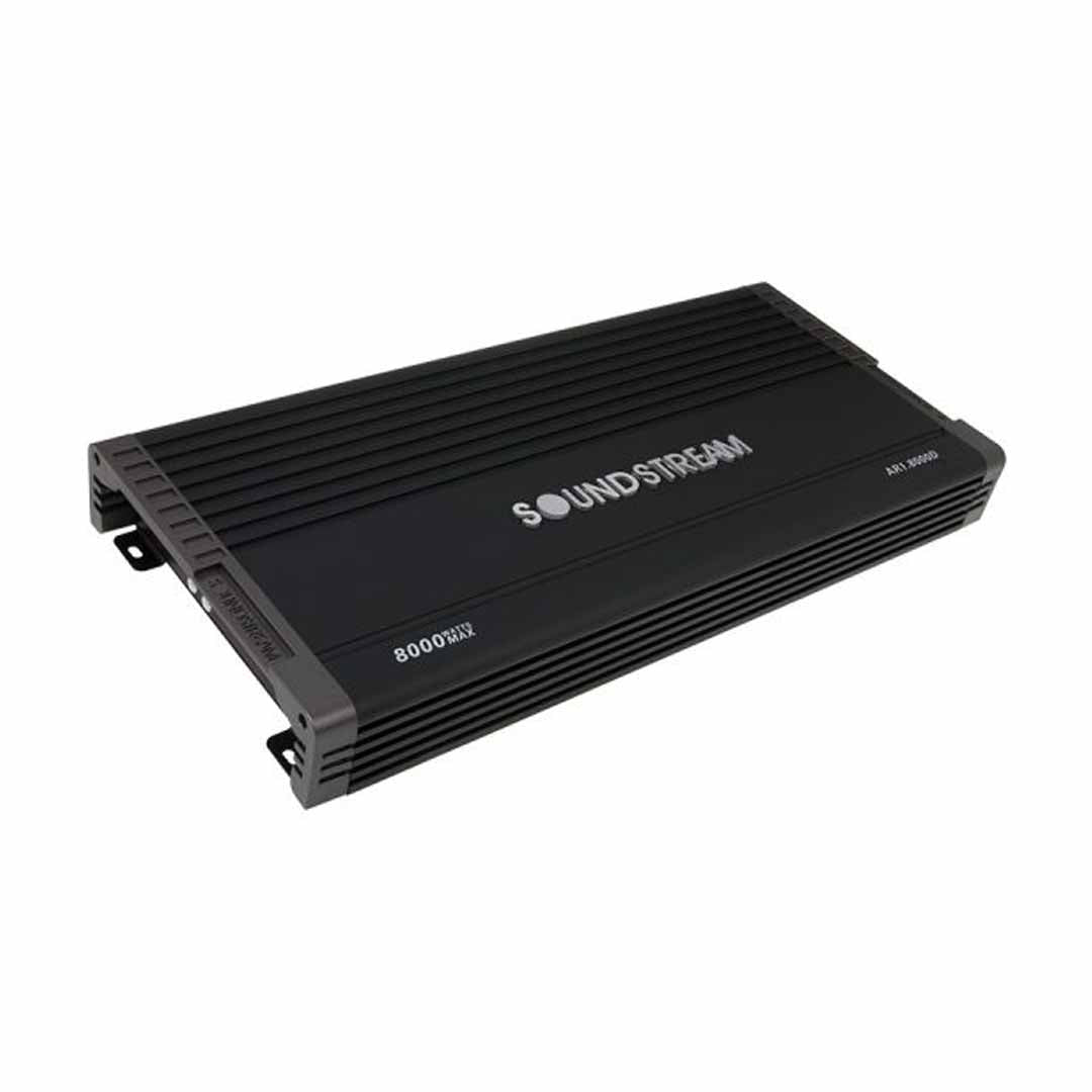 Soundstream, Soundstream AR1.8000D, Arachnid Amplificateur monobloc de classe D avec bouton de basse - 8 000 W