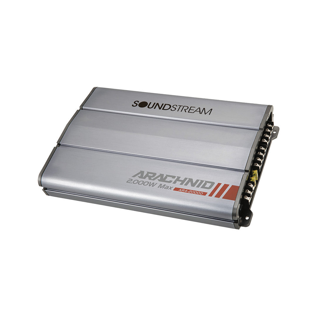 Soundstream, Soundstream AR4-2000D, Arachnid Series 4 Channel Class A/B Full Range Amplifier - 2,000 Watts