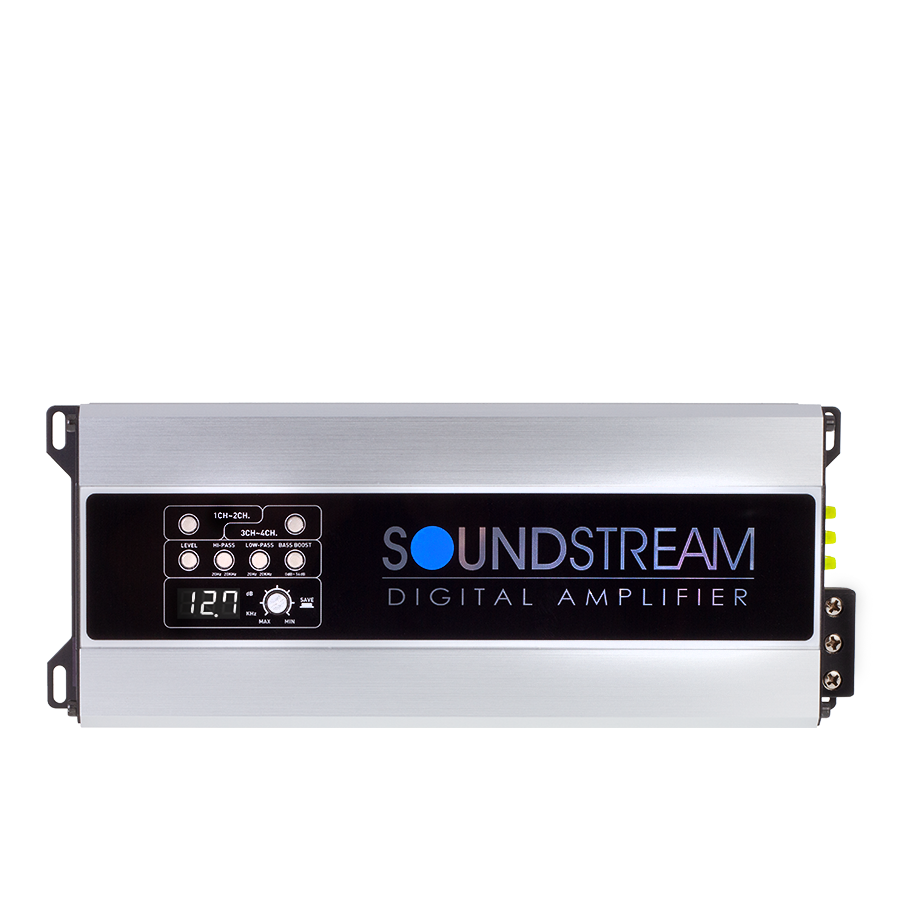 Réserve Soundstream, Soundstream DPA4.1600D, Amplificateur de réserve de classe D à 4 canaux, 1 600 W