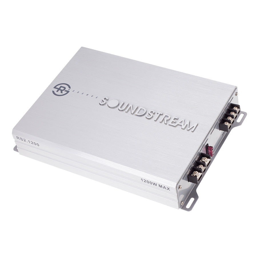 Réserve Soundstream, Soundstream RS2.1200, Reserve Series 2 Channel Subwoofer Amplifier, 1200W