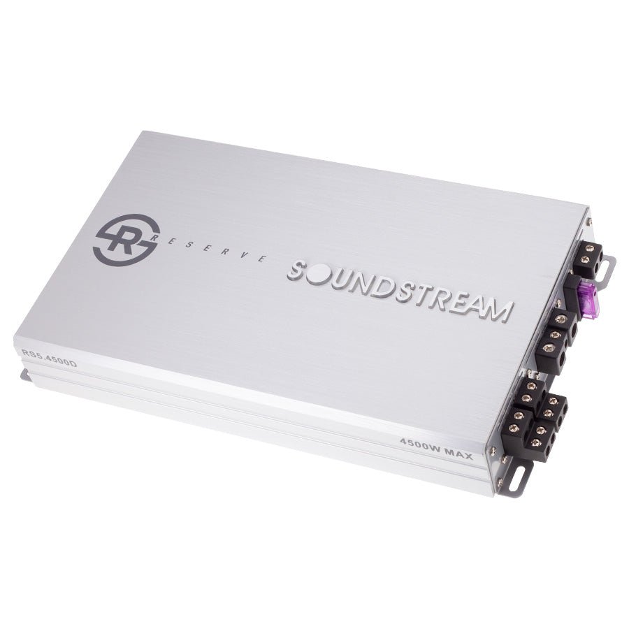 Réserve Soundstream, Soundstream RS5.4500D, Série Réserve Amplificateur 5 canaux pleine gamme + subwoofer, 4500W