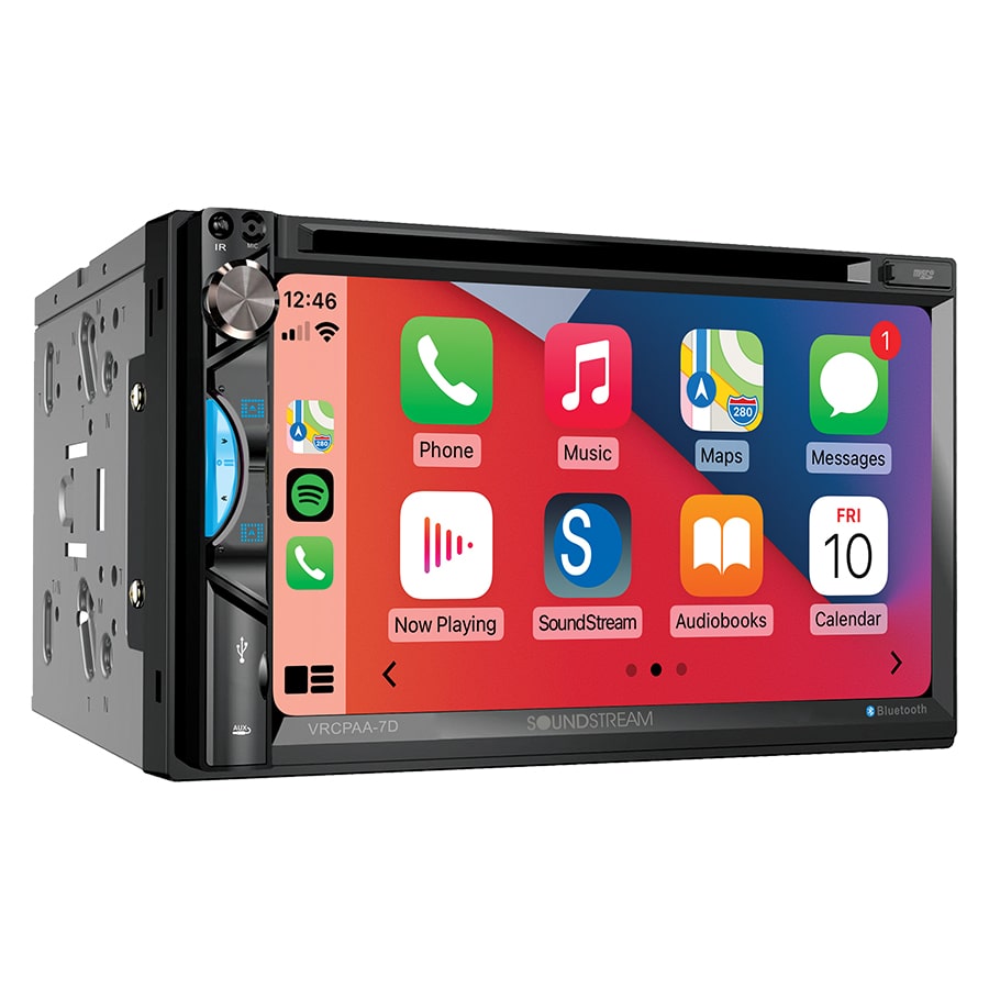 Réserve de Soundstream, Soundstream VRCPAA-7D, récepteur multimédia Reserve 7" Double DIN avec Apple CarPlay et Android Auto