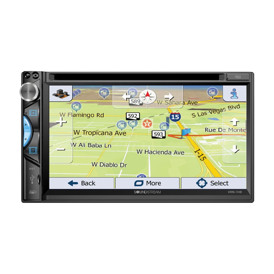 Réserve Soundstream, Soundstream VRN-7HB, Reserve 6.2" Double DIN GPS Digital Multimedia Receiver w/ Phonelink