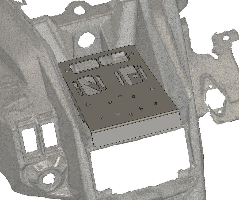 Rester à l'affût, StayFlush Canam X3 Dash Device Mount