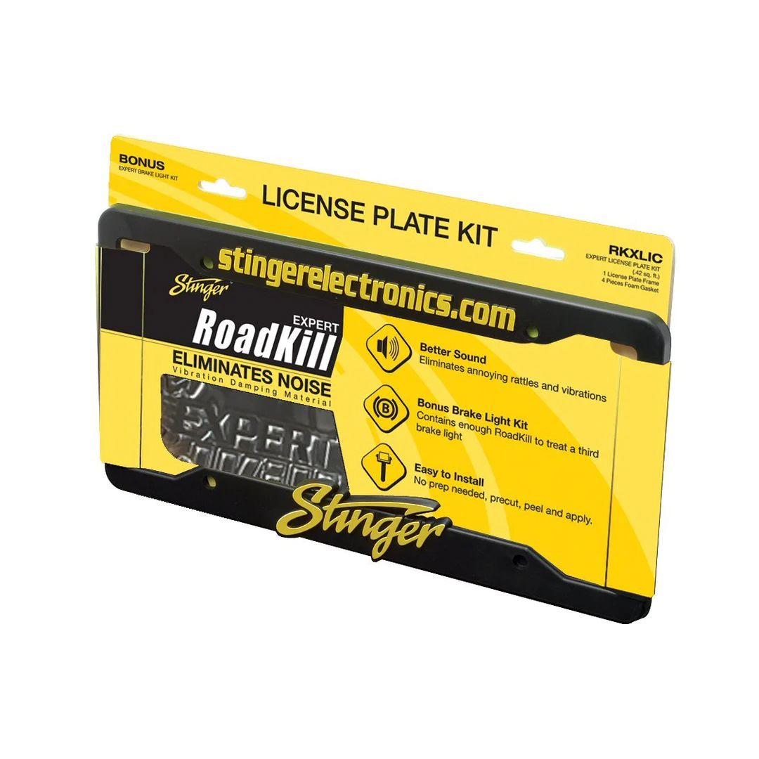 Stinger, Stinger RKXLIC, Kit d'insonorisation de plaque d'immatriculation RoadKill