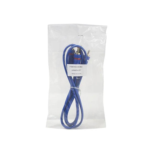 Stinger Select, Stinger Select SSIB3, 3FT RCA Bleu 25/Sachet