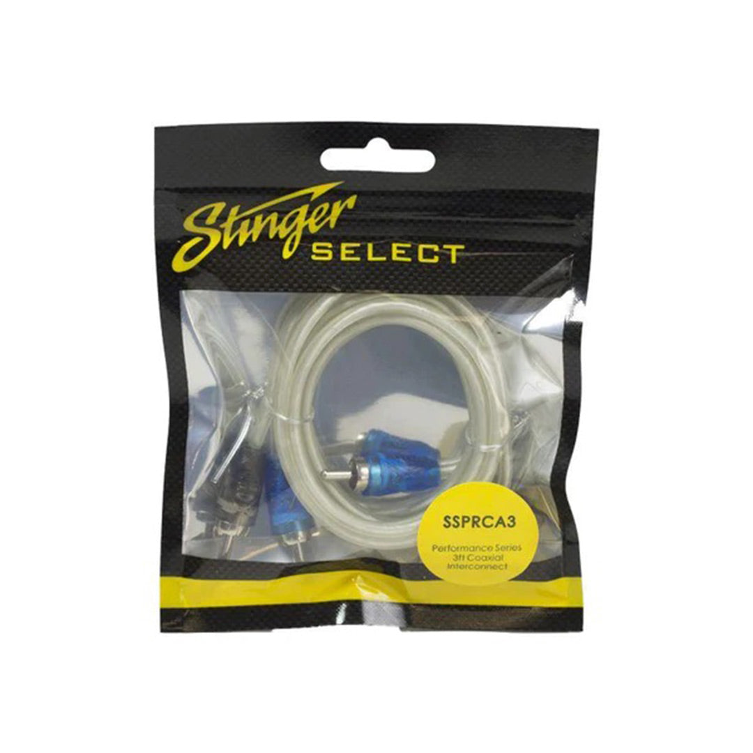 Stinger Select, Stinger Select SSPRCA3, Série Performance RCA coaxial, 3 FT