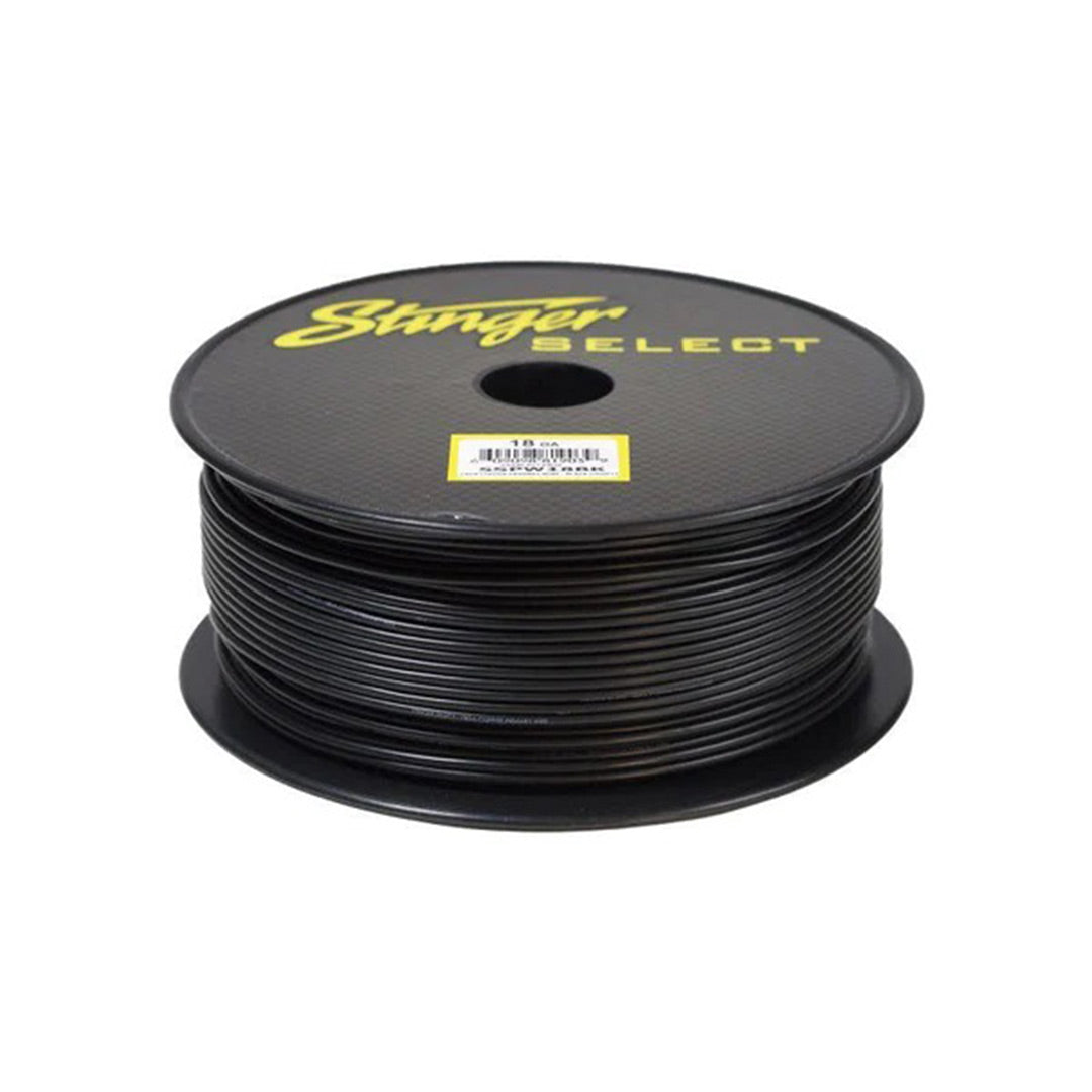 Stinger Select, Stinger Select SSPW18BK, Fil primaire noir de calibre 18 - 500 FT