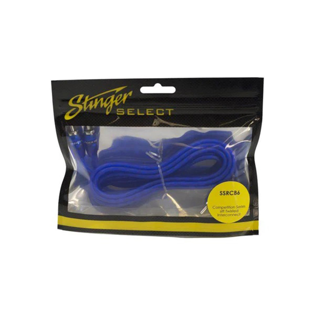 Stinger Select, Stinger Select SSRCB6, Série Comp RCA torsadé, 6 FT