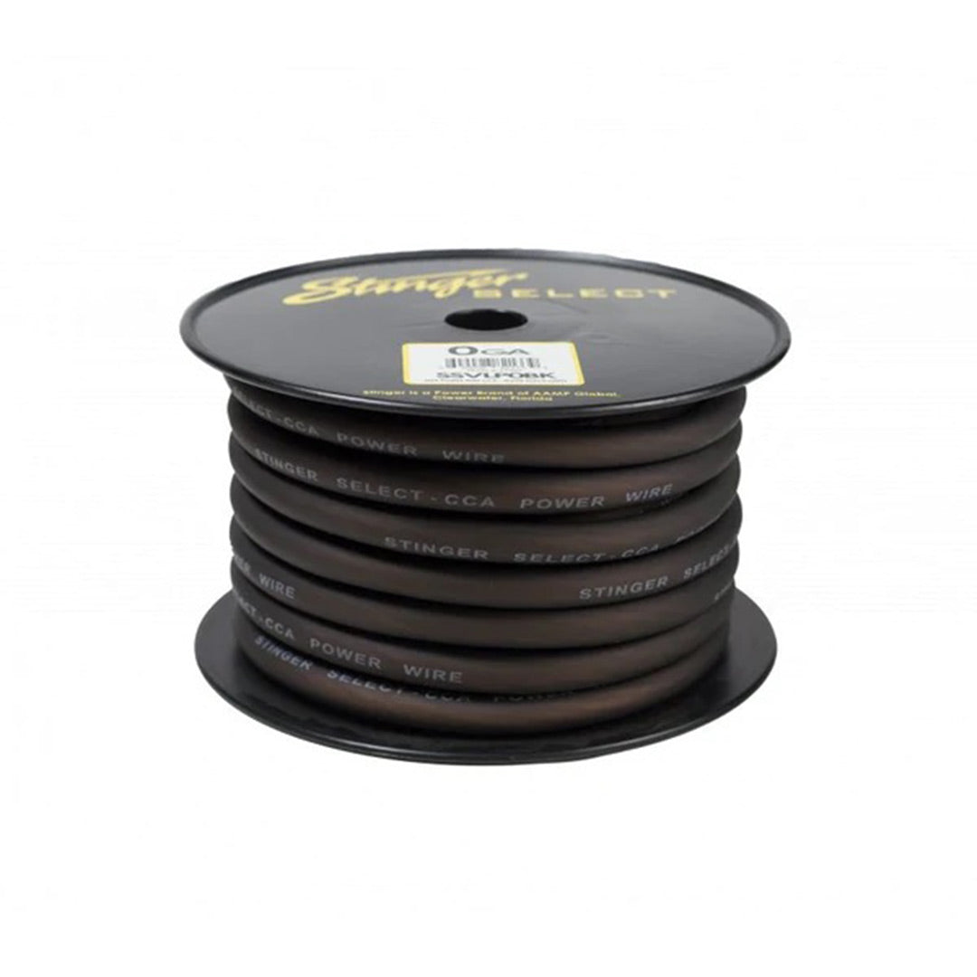 Stinger Select, Stinger Select SSVLP0BK, VL Series Matte Black 0 Gauge Power Wire 50 FT