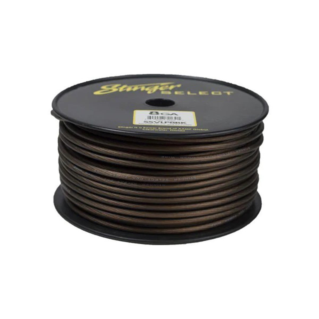 Stinger Select, Stinger Select SSVLP8BK, VL Series Matte Black 8 Gauge Power Wire - 250 FT