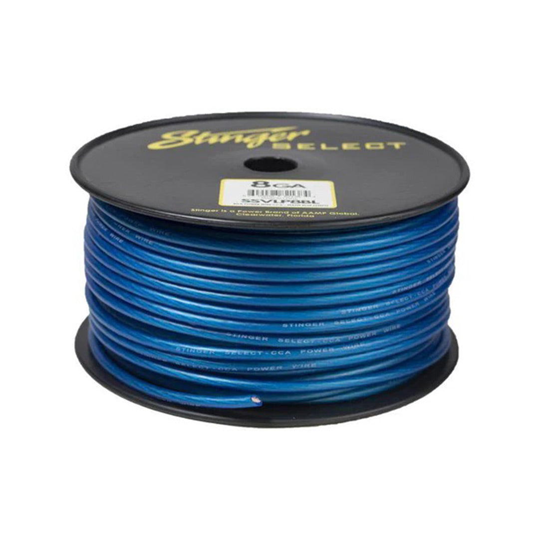 Stinger Select, Stinger Select SSVLP8BL, VL Series Matte Blue 8 Gauge Power Wire - 250 FT