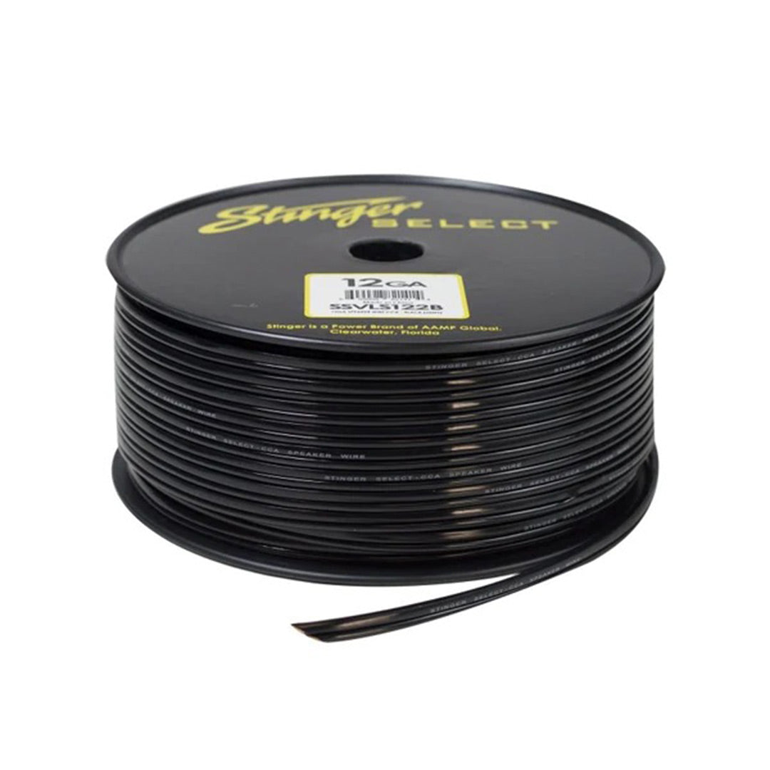 Stinger Select, Stinger Select SSVLS122B, VL Series Black 12 Gauge Speaker Wire - 250 FT