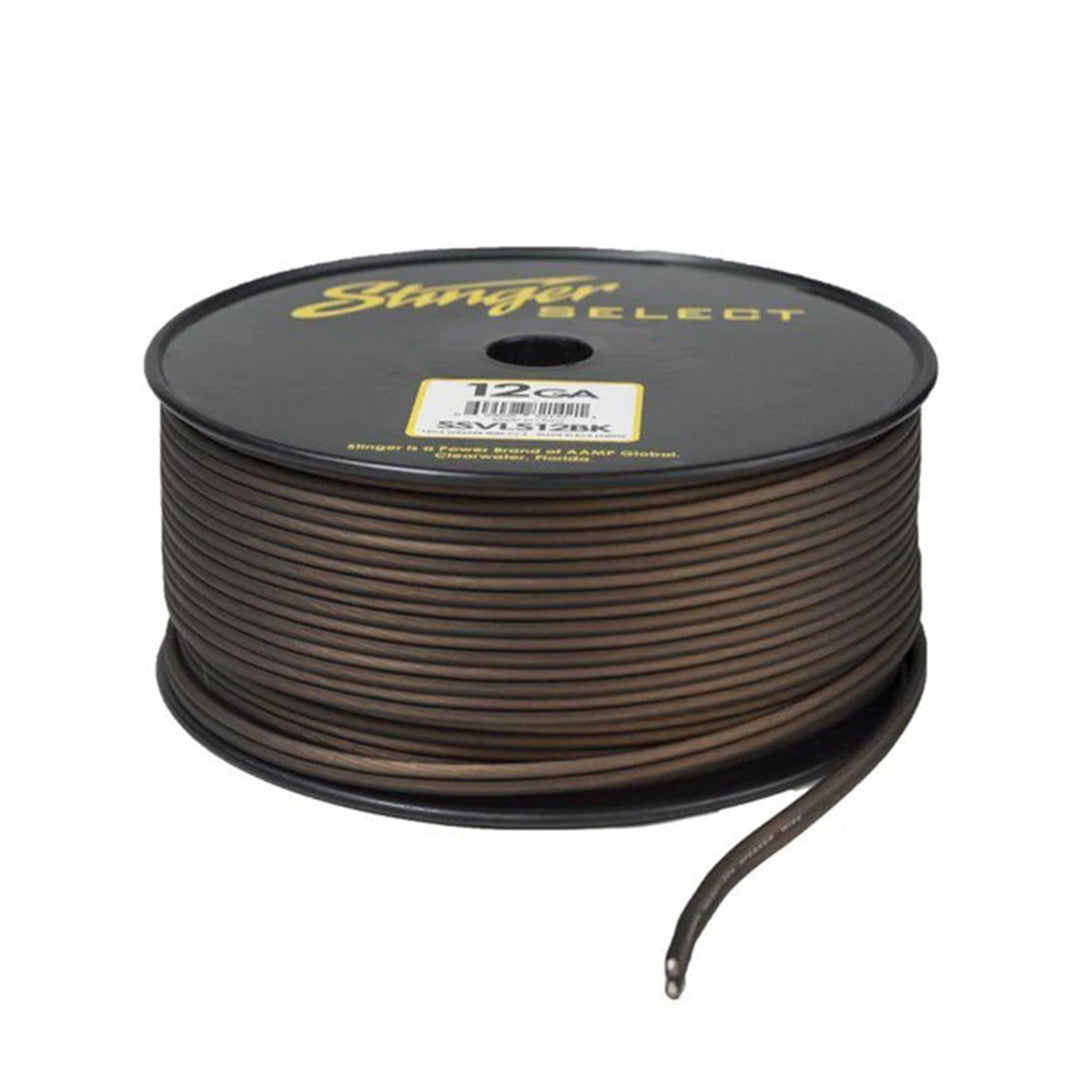 Stinger Select, Stinger Select SSVLS12BK, VL Series Matte Black 12 Gauge Speaker Wire - 250 FT