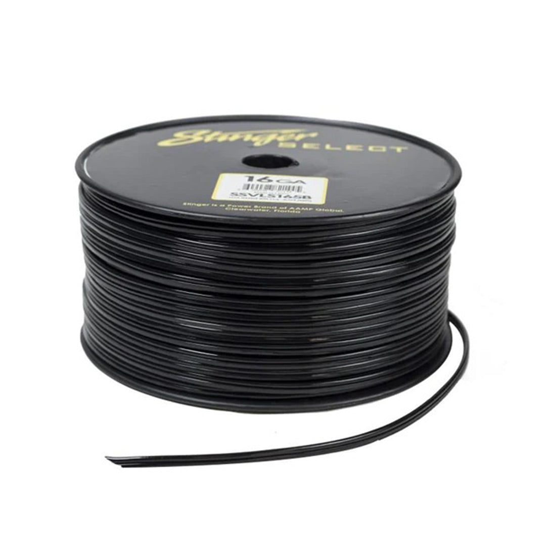 Stinger Select, Stinger Select SSVLS165B, VL Series Black 16 Gauge Speaker Wire - 500 FT